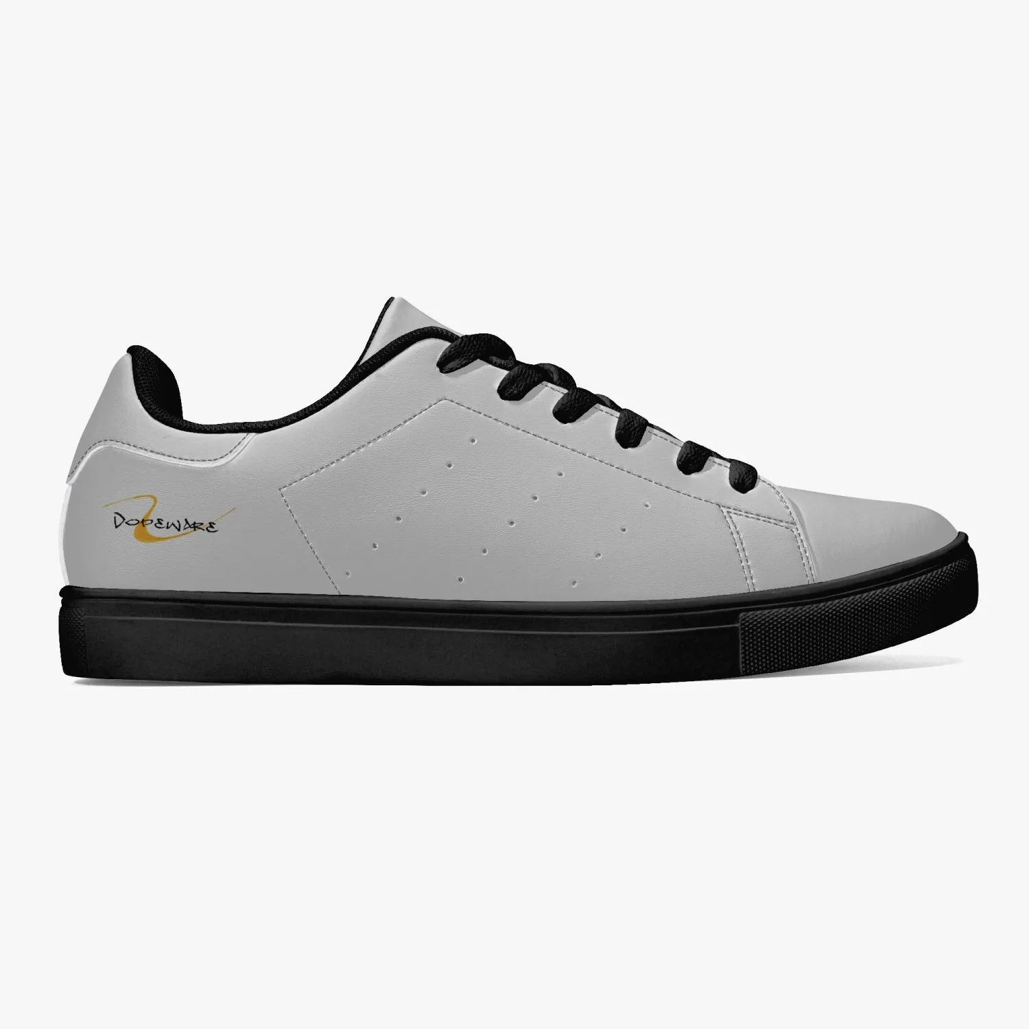 190. Classic Low-Top Leather Sneakers - White/Black