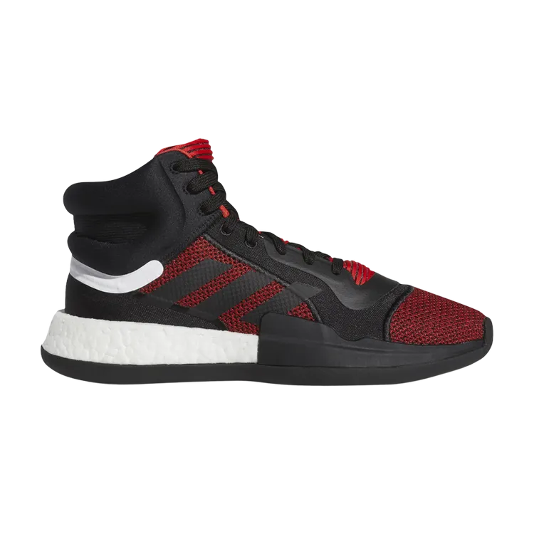 Adidas Marquee Boost 'Active Red Black' Sneakers, Black