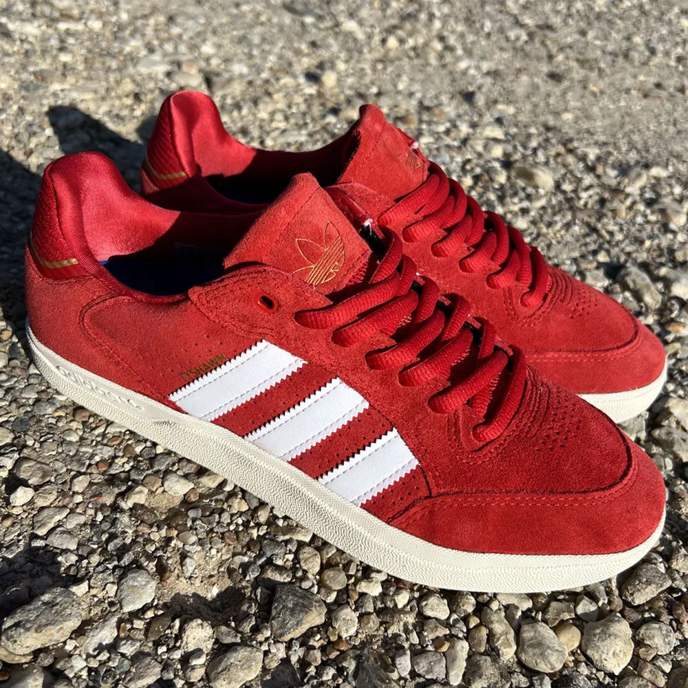 Adidas Tyshawn Low Betsca Red White Suede Shoes