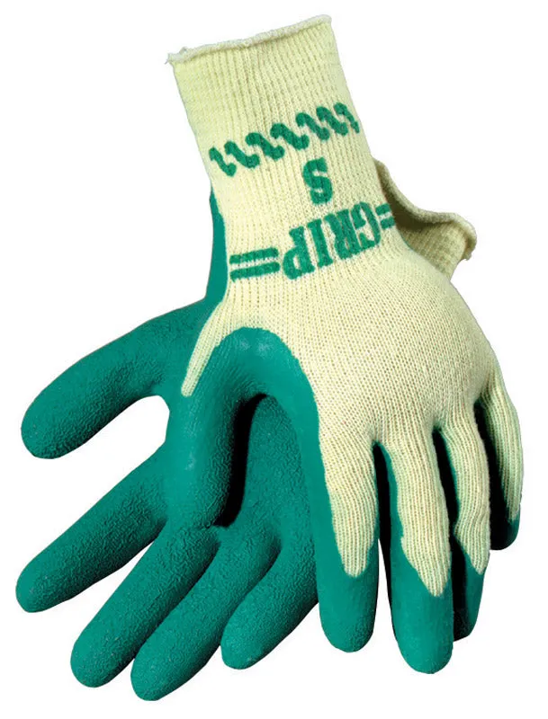 Atlas Unisex Indoor and Outdoor Coated Gardening Gloves Green/Yellow S 1 pair