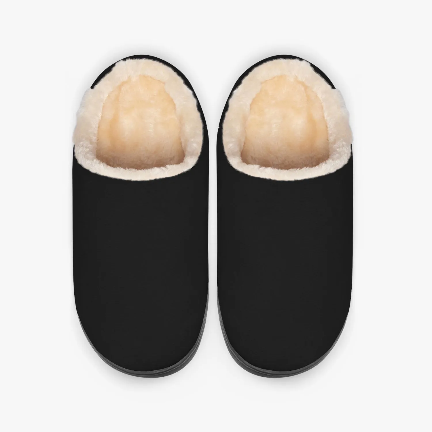 Black Unisex |  Fluffy Bedroom Slippers