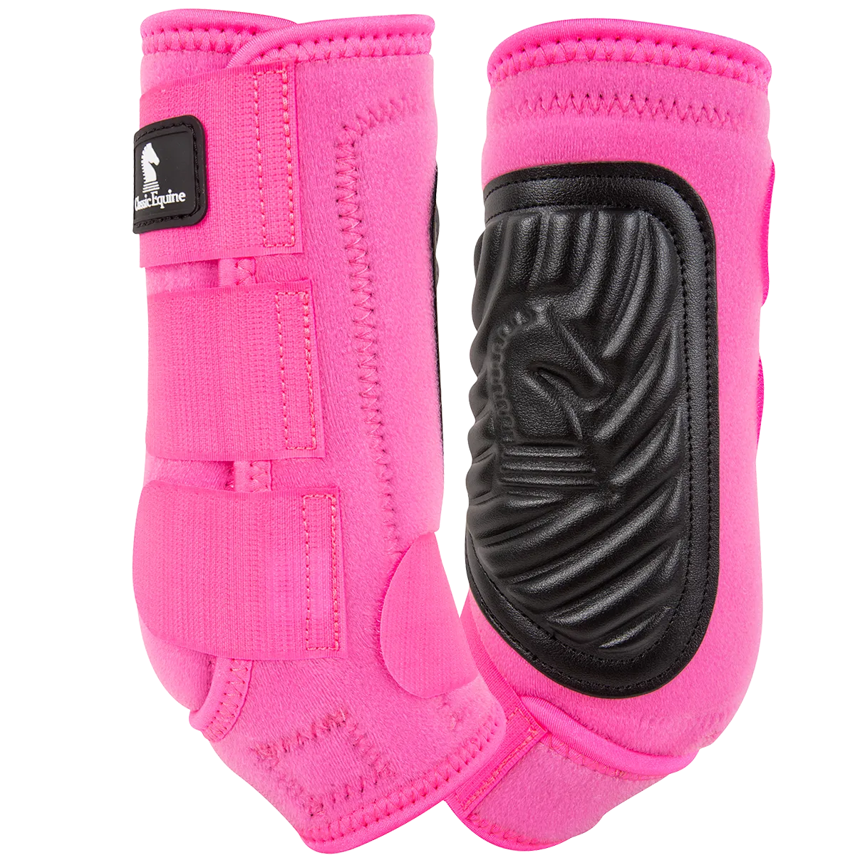 Classic Equine Classic Fit Front Boots- Hot Pink