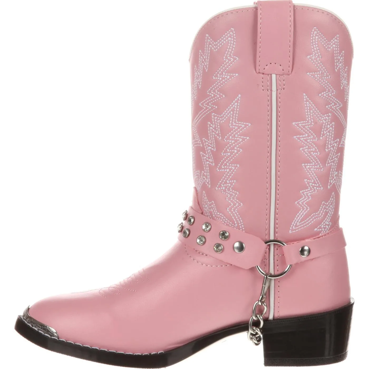 Durango® Big Kid Pink Rhinestone Western Boot