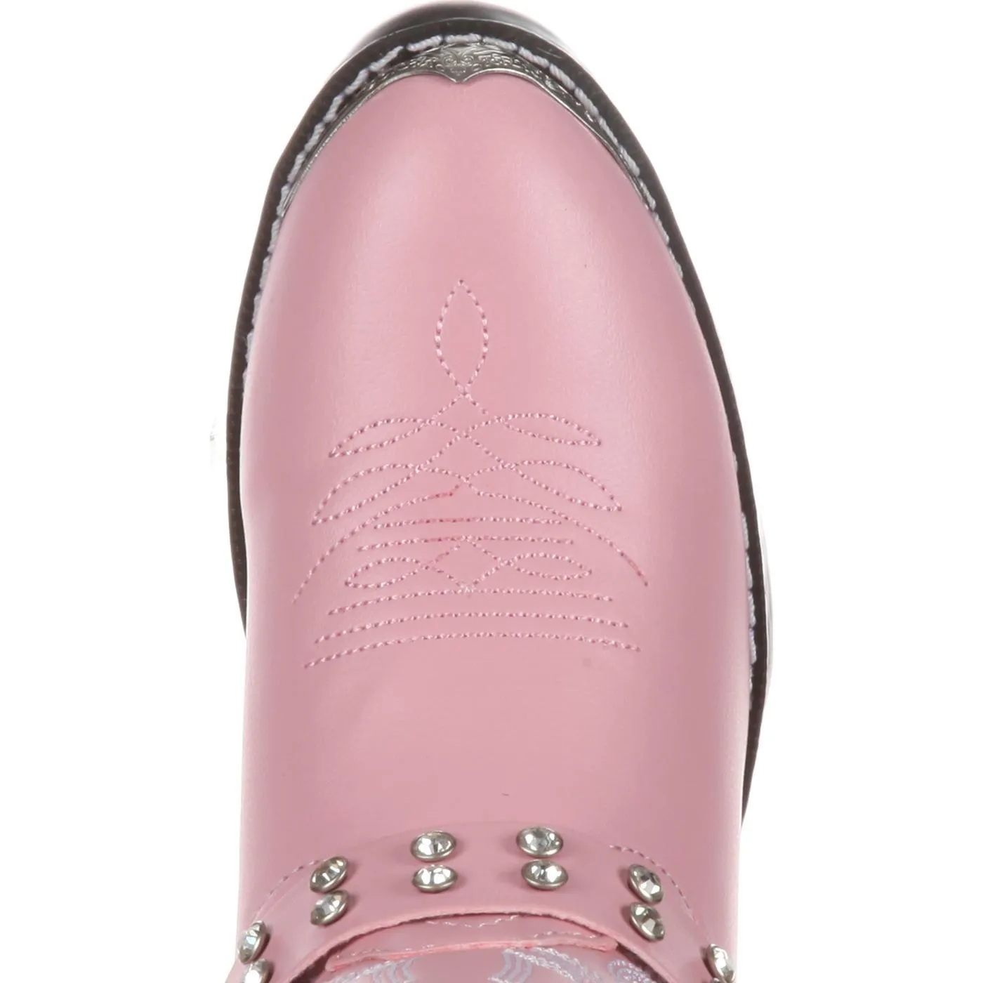 Durango® Big Kid Pink Rhinestone Western Boot