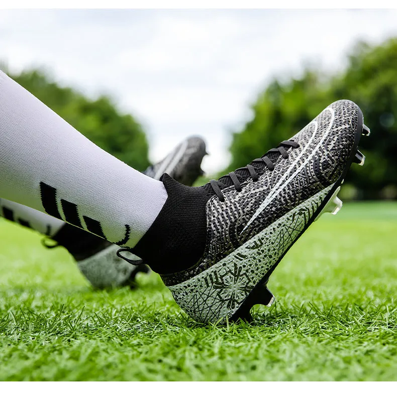 High-Top Soccer Cleats for Adult and Kids, Training