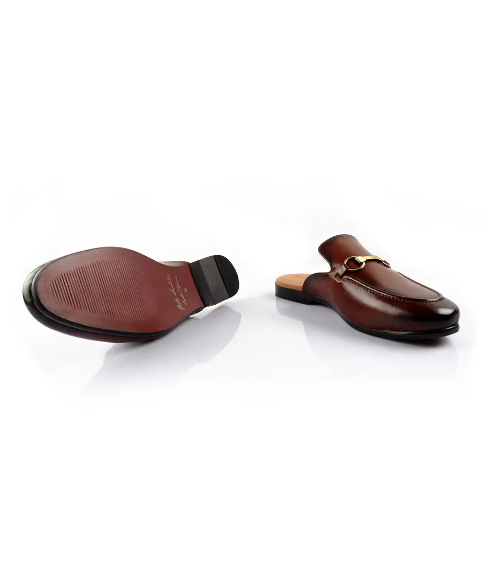 Horsebit Mule - Cognac