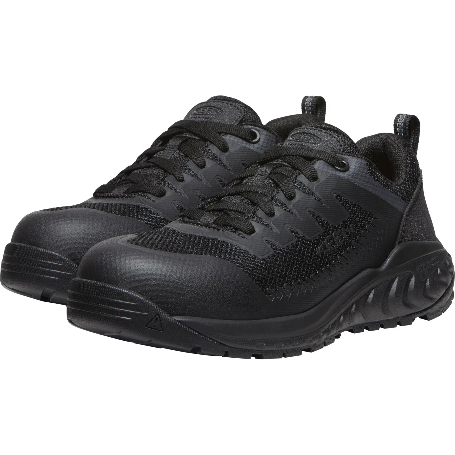 Keen Utility Womens Arvada CT Black Synthetic Work Shoes