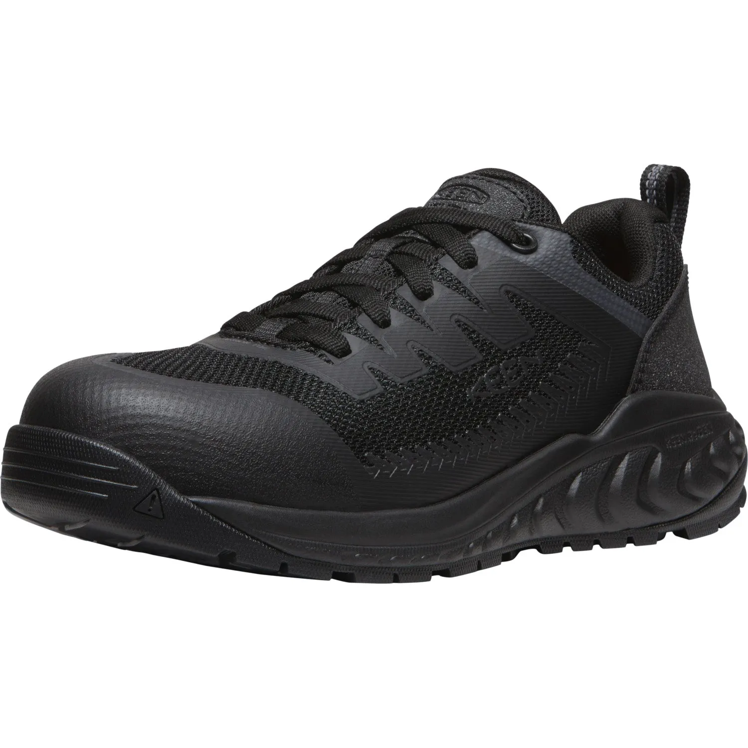 Keen Utility Womens Arvada CT Black Synthetic Work Shoes