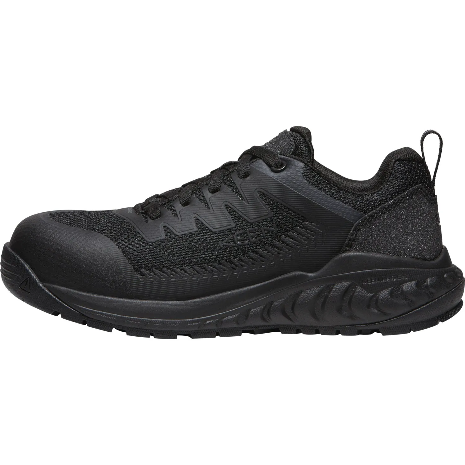 Keen Utility Womens Arvada CT Black Synthetic Work Shoes