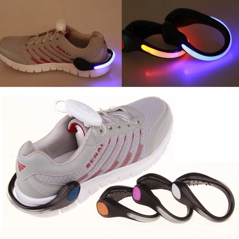 Luminous Fun Night Running Shoe Clips