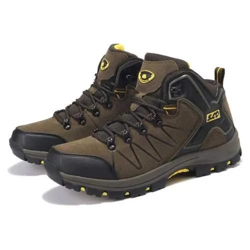 Men Comfy Outdoor Hiking High Top Athletic Shoes