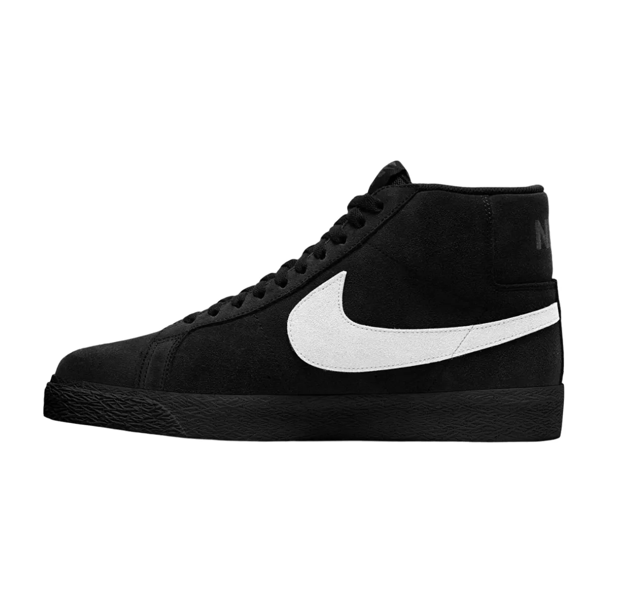 Mens Nike Sb Zoom Blazer Mid Black/White Athletic Shoes