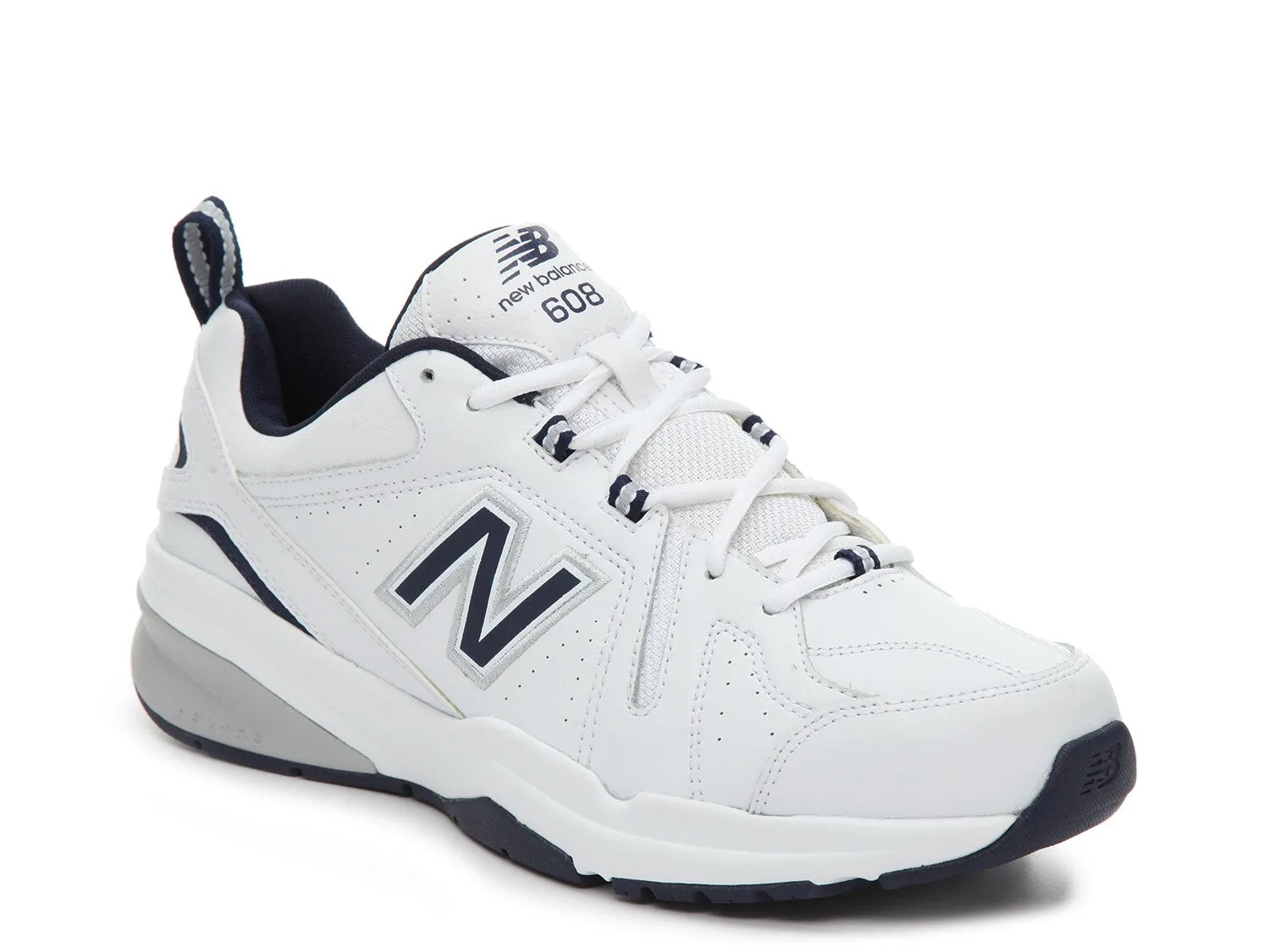 Men's sneakers New Balance 608 V5, white / dark blue