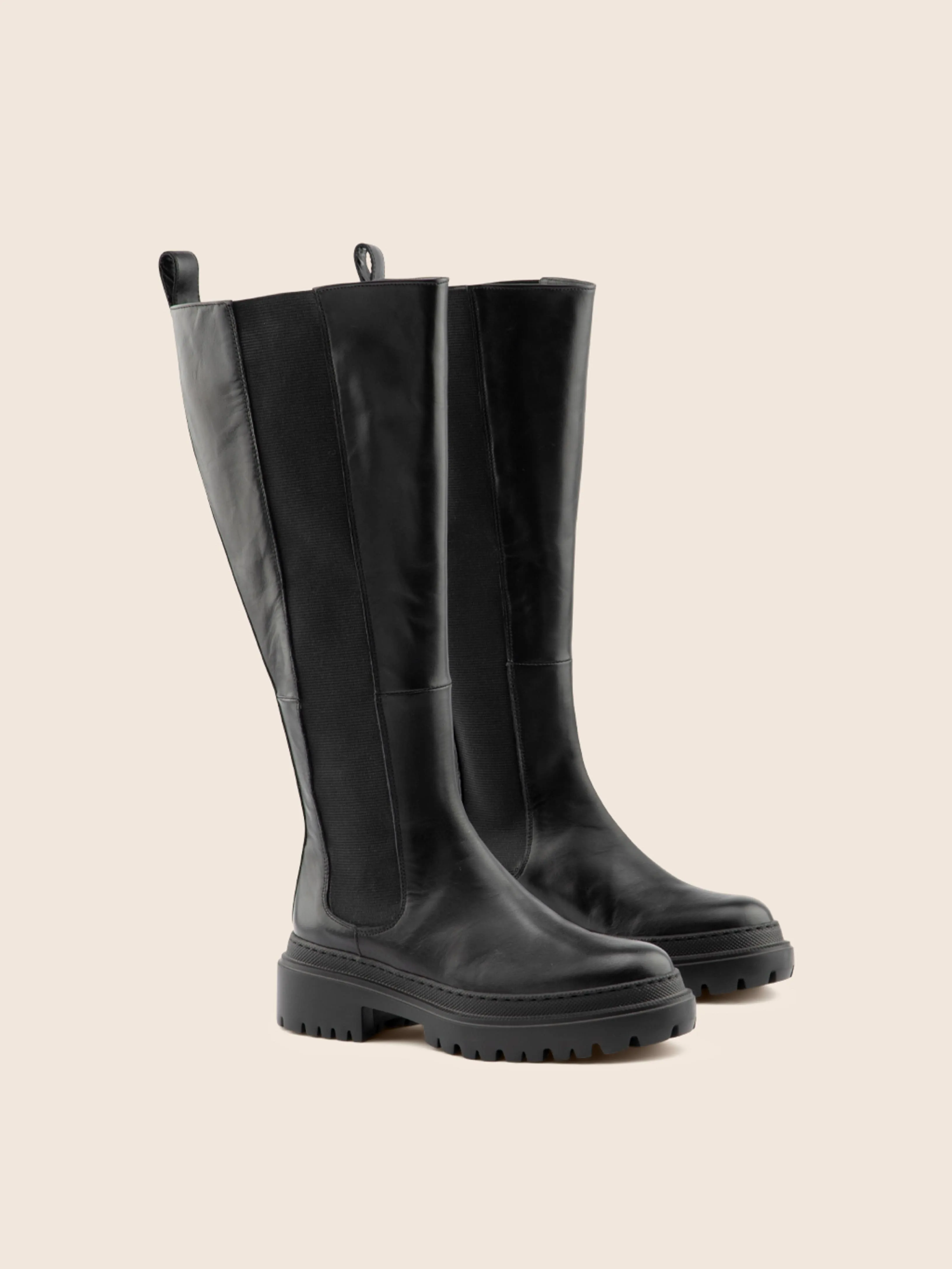 Monza Wide Black Unlined Boot