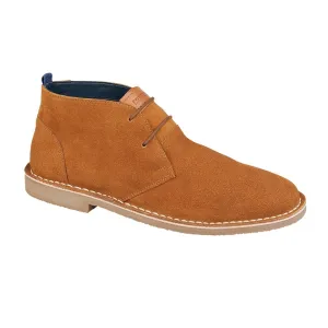 Roamer Tan Suede Desert Boots