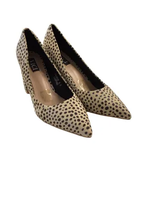 Shoes Heels Block By Vici In Animal Print, Size: 8.5