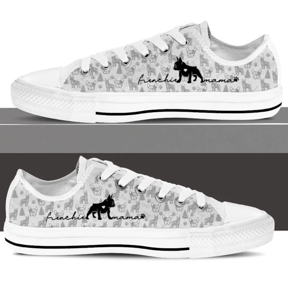 Stylish French Bulldog Low Top Shoes - Trendy Sneaker For Dog Lovers, Dog Printed Shoes, Canvas Shoes For Men, Women