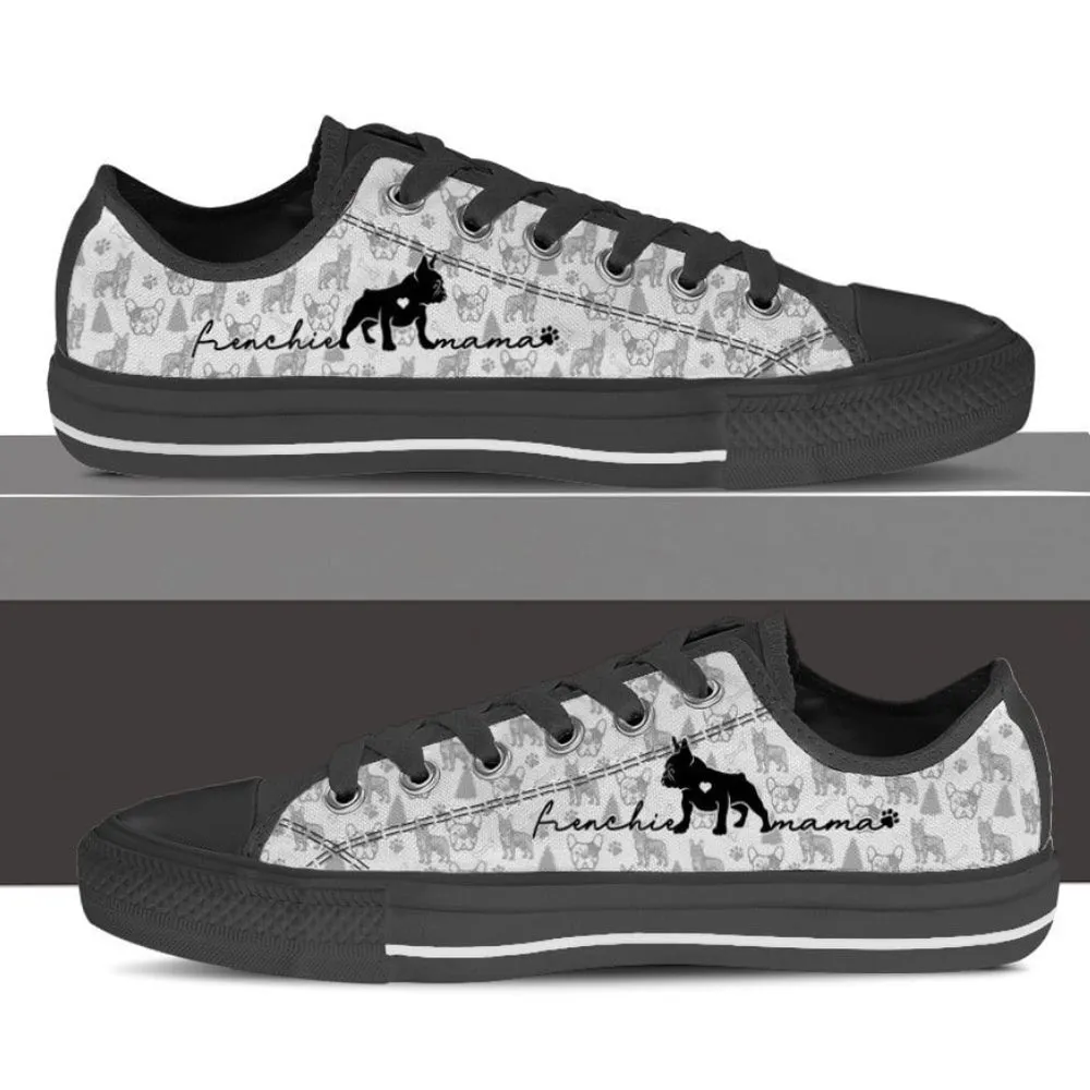 Stylish French Bulldog Low Top Shoes - Trendy Sneaker For Dog Lovers, Dog Printed Shoes, Canvas Shoes For Men, Women