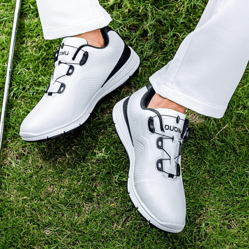 Stylish Non-Slip Men's Golf Shoes / Lightweight Sports Sneakers - SF0707