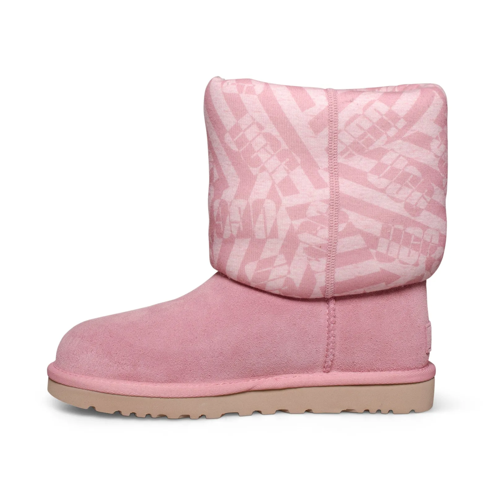 UGG Classic Short Jersey Stripe Blush Boots - Women's