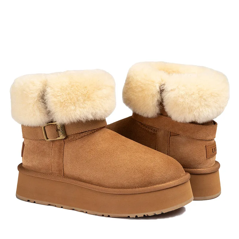 UGG Short Belt Platform Boots