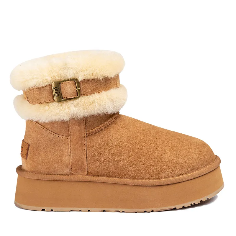 UGG Short Belt Platform Boots