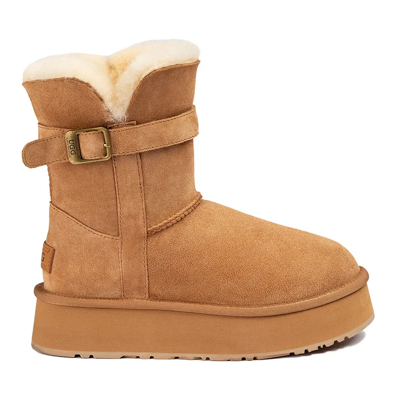 UGG Short Belt Platform Boots