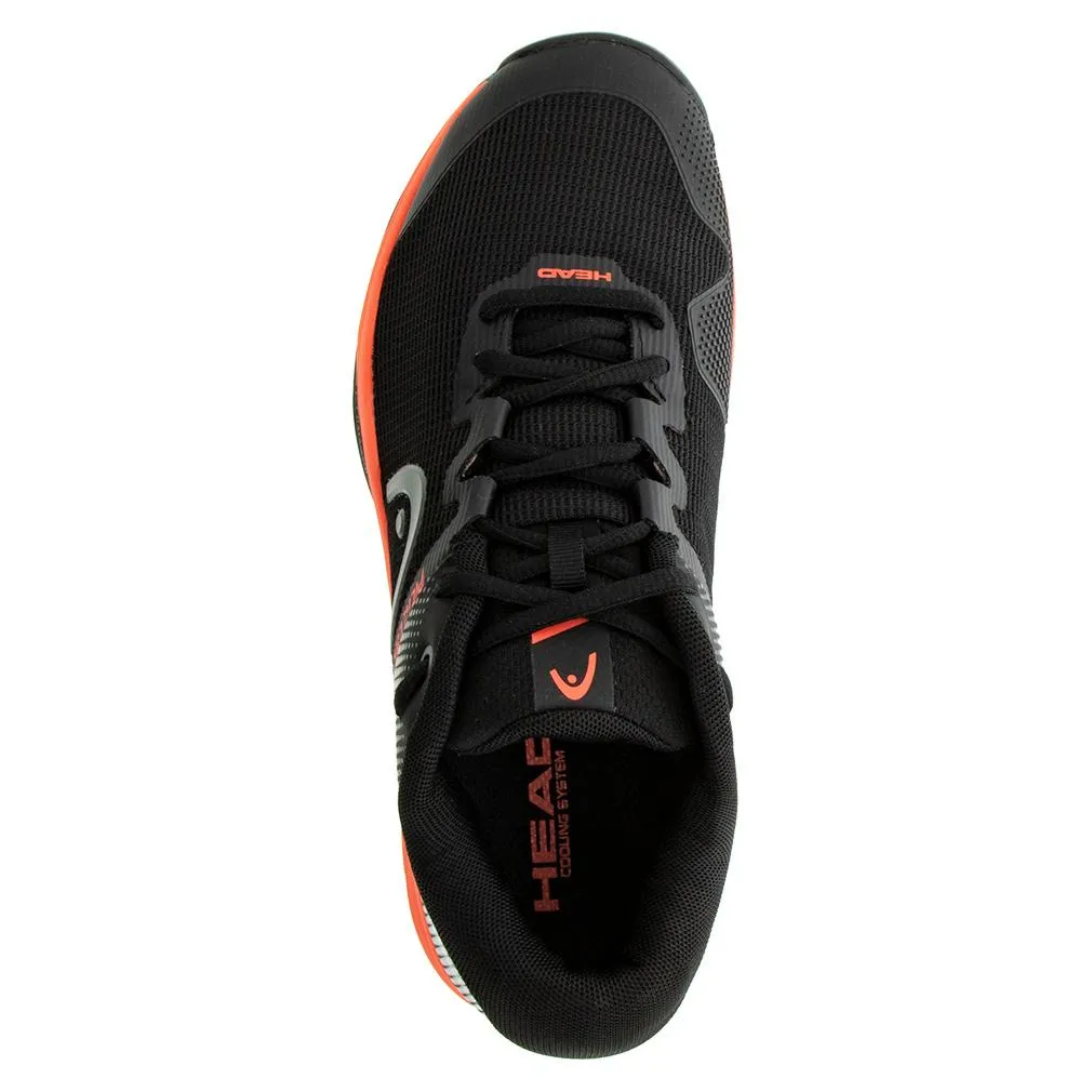 Women's Revolt Evo 2.0 Pickleball Shoes Black and Fiery Coral